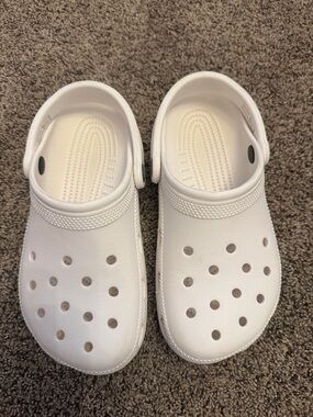 White Crocs